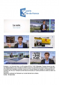 FRANCE 3 IDF La Voix est Libre 23:10:15